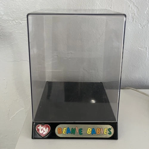 Ty Beanie Babies Official Display Case 6x6x8in Vintage 1990s Plastic Collector