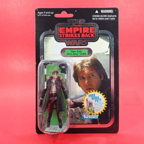 Star Wars 3.75" Vintage Collection VC03 Han Solo FOIL Echo Base Carded NEW
