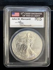 2013 Silver Eagle - PCGS MS69 / First Strike / Flag Label / J. Mercanti Signed