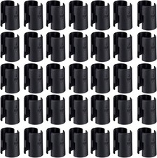 24-Pack Wire Shelf Clips, Shelf Lock Clips for 1" Post Wire Shelving
