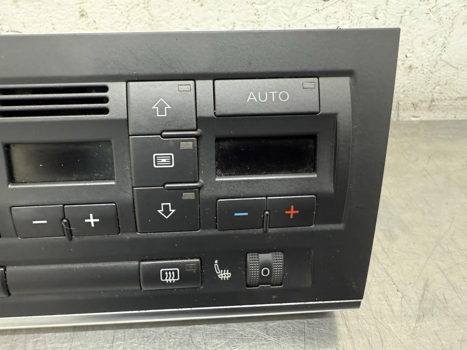 Audi S4 RS4 B7 Double Din Climate Heater Control Panel 8E0820043BK 2006 - Image 3 of 4