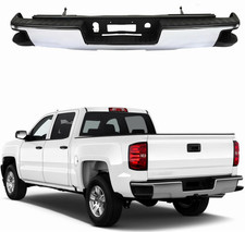 Chrome Steel Rear Bumper Replacement for Silverado Sierra 1500 2014 2015 2016 20