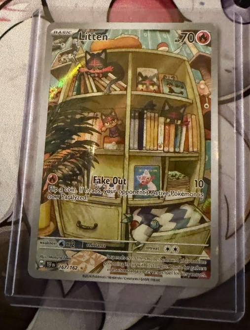 Litten #167/162 Mint Condition Temporal Forces
