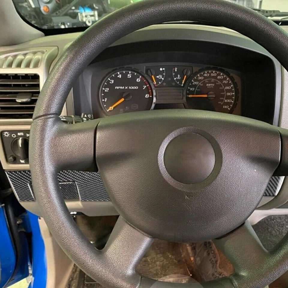 15Pcs Carbon Fiber Dashboard Cover Trims Kits For Colorado 2004-12/Canyon 05-12 - Изображение 4 из 4