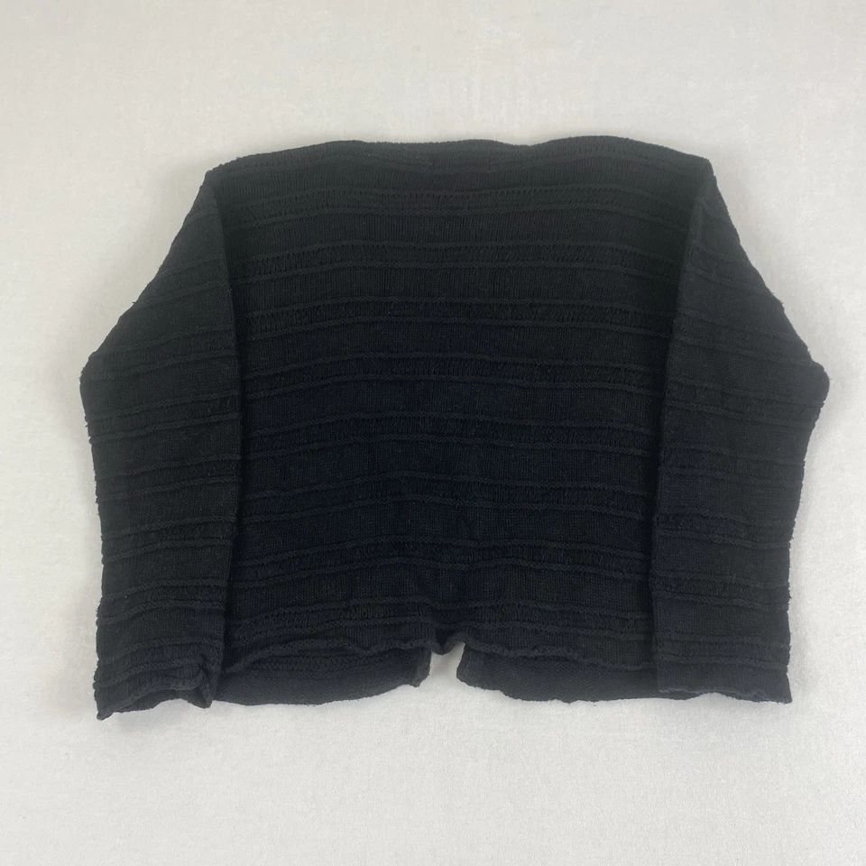 Suéter Cárdigan Vintage Willow Hecho en EE. UU. Tejido con Textura Pesada Madera Botón Foto 2 de 4