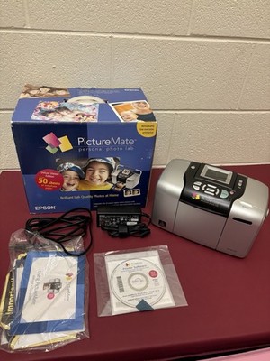 Epson B351A PictureMate Deluxe PictureMate 500 Personal Photo Lab Minty Works!