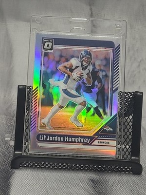 2024 Donruss Optic - Lil'Jordan Humphrey Silver Parallel Denver Broncos #60
