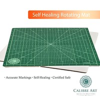 Self Healing Cutting Mat Calibre Art Rotating Perfect For Quilting Art Project Self Healing Cutting Mat Calibre Art Rotating Perfect For Quilting Art Project