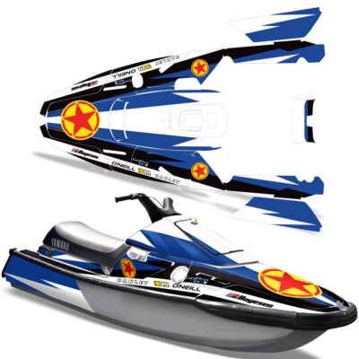 Aufkleber Grafik Set Yamaha Ski Jetski Waverunner Wave Läufer 91-96 Rs  - Main Image
