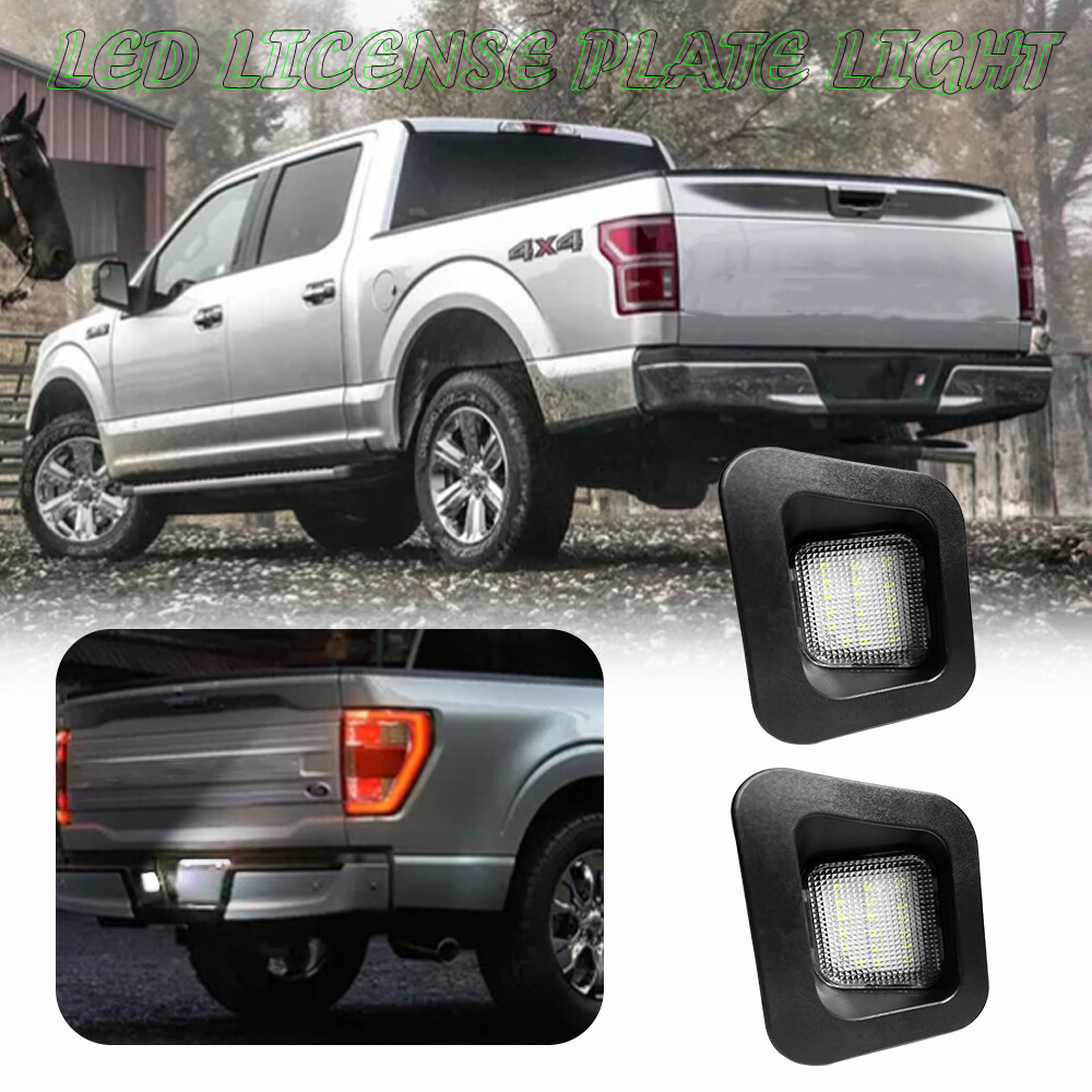 2PCS For Dodge Ram 1500 2010-2018 LED License Plate Light Tag Lamp