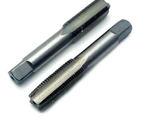 US Stock HSS 10mmx1 Metric Taper and Plug Tap Right Hand Thread M10 x 1mm Pitch