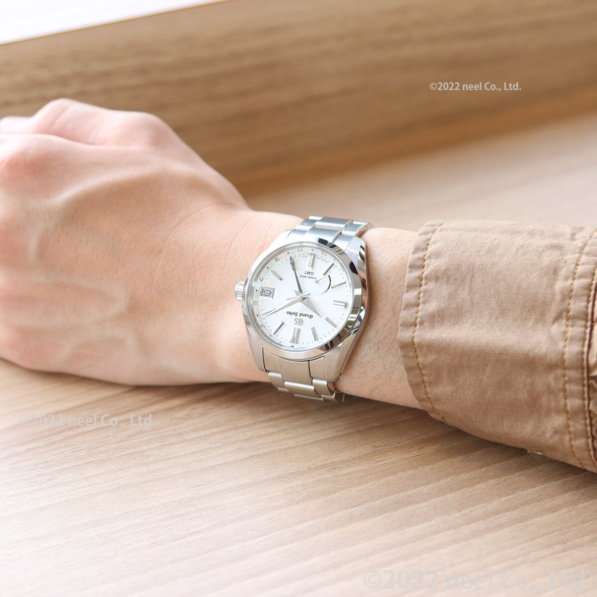 GRAND SEIKO Spring Drive GMT SBGE279 White 9R66 Men's Watch New in