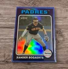2024 Topps Heritage High Number - #467 Xander Bogaerts HOT BOX Purple Refractor