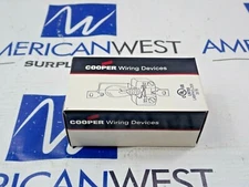 NEW Cooper 153-Box Pilot Light Receptacle with lamp