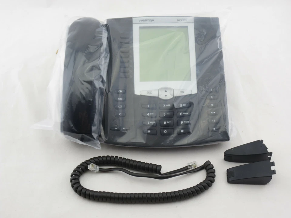 Aastra Mitel DETEWE OpenPhone 6775IP  75 IP Systemtelefon Telefon schwarz - Bild 4 von 4