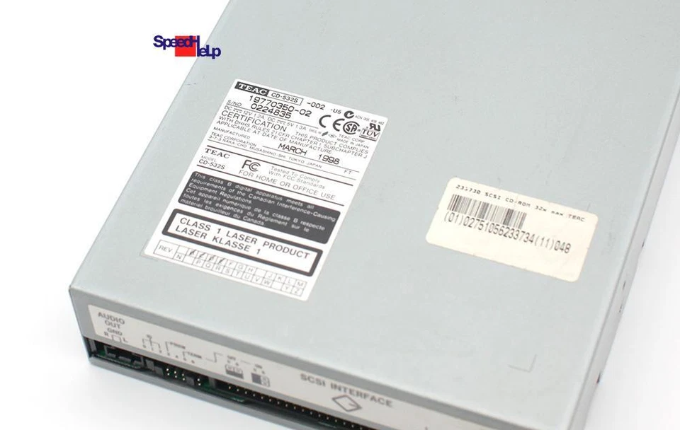 Best Teac CD-532S CD-Rom Drive Laufwerk SCSI 50-Pol 5.25" 13.3Cm 32X SCSI - Image 2 of 3