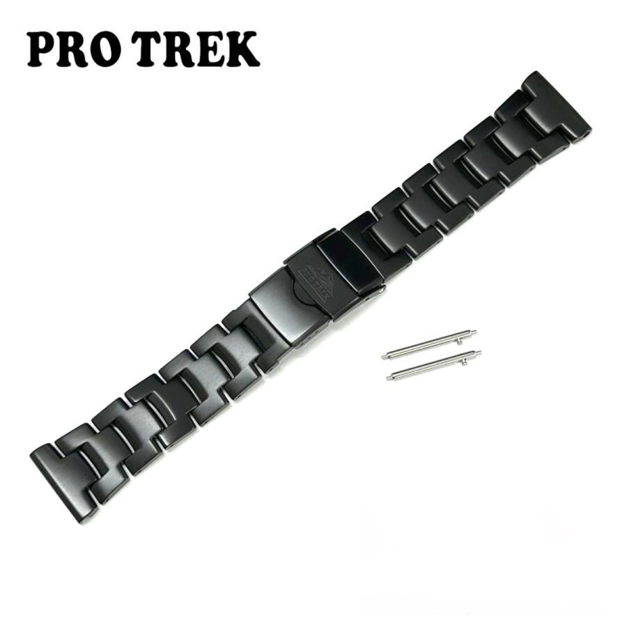CASIO PRO TREK Genuine Black Titanium Watch Bracelet 10617081 for