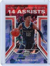 2019-20 Panini Contenders Optic Playing The Numbers Game Red Ice #27 Ja Morant
