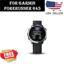 2-Pack Screen Protector TPU Clear Film for Garmin Forerunner 645 smartwatch