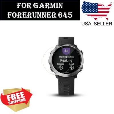 2-Pack Screen Protector TPU Clear Film for Garmin Forerunner 645 smartwatch 