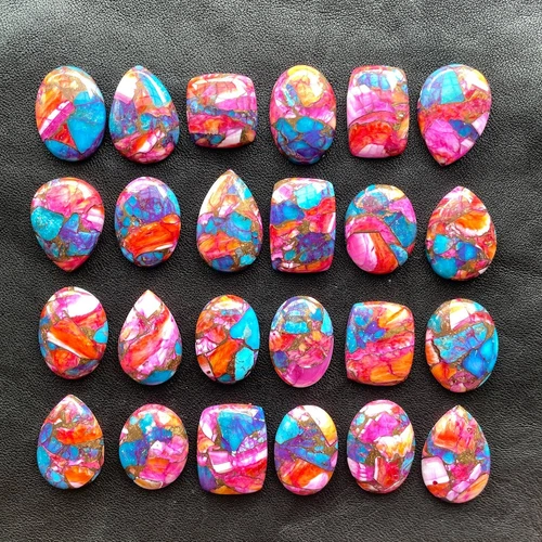 Natural Oyster Copper Turquoise Cabochon Loose Gemstone Wholesale Lot