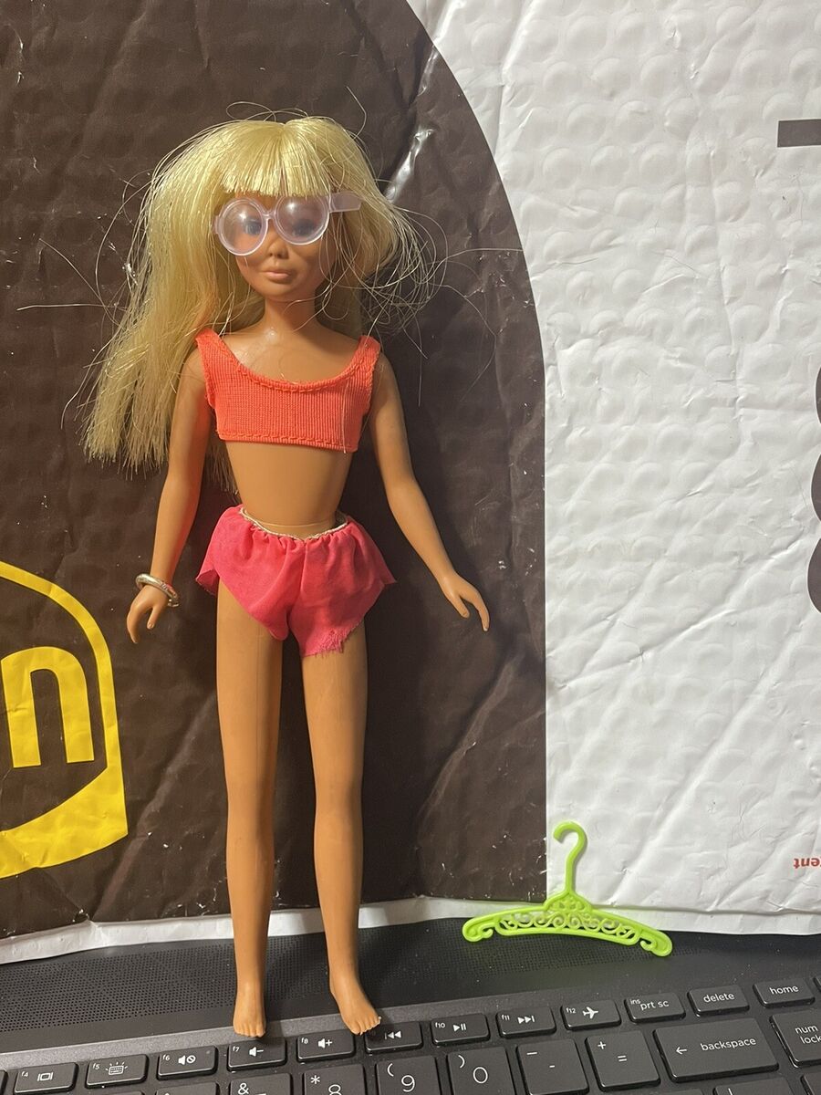 Vintage 1967 Malibu Skipper Barbie Doll 1069 Sun Set Mattel Japan w Accessories Vintage 1967 Malibu Skipper Barbie Doll 1069 Sun Set Mattel Japan w Accessories