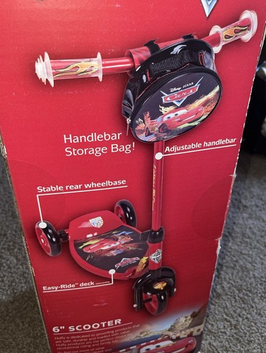 Huffy Cars 2 Movie 6” Scooter Brand New Never Used Open Box Kids Outdoors Ride O - Picture 20 of 24