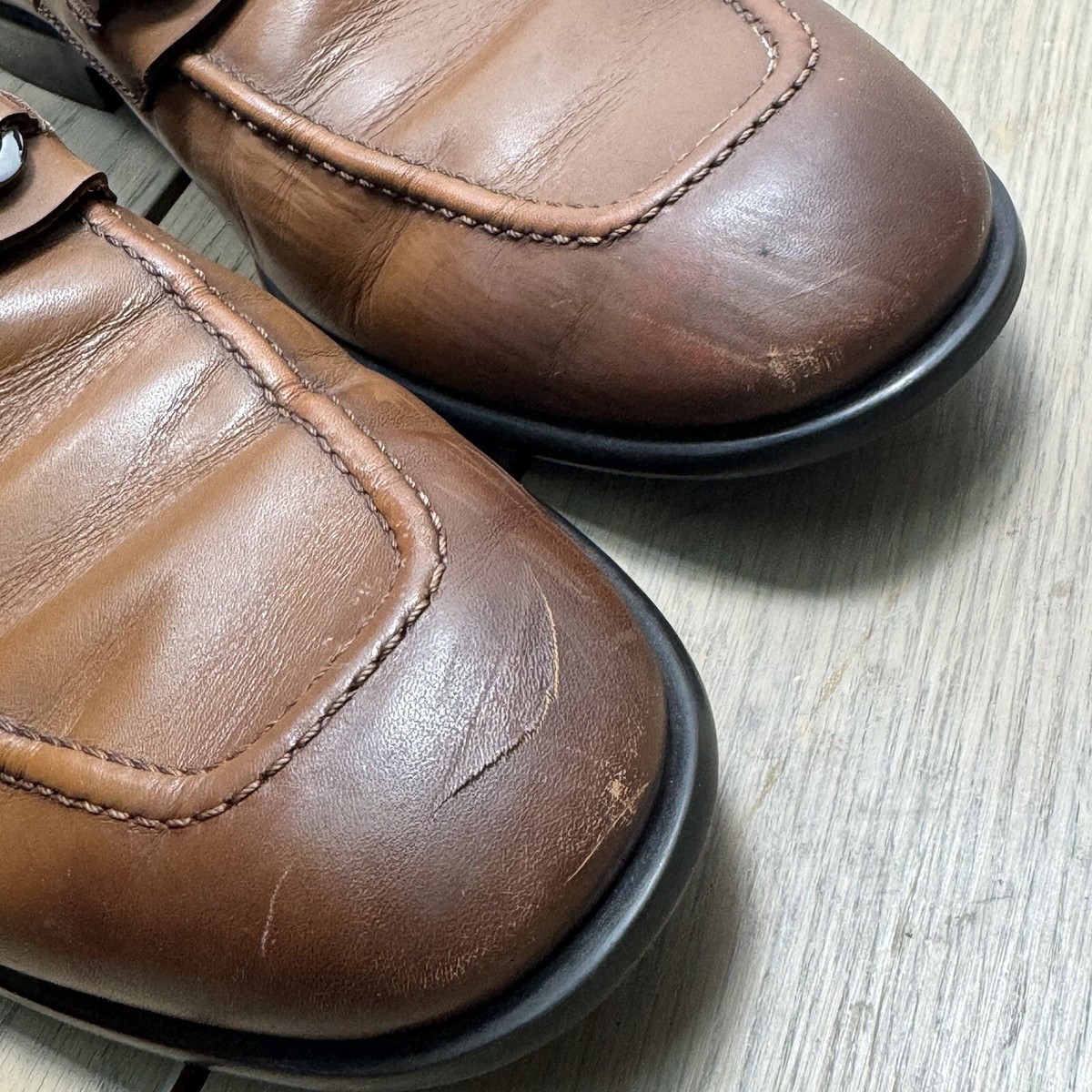 Salvatore Ferragamo Foster Gancini Bit Calf Loafers in Black  display picture 3