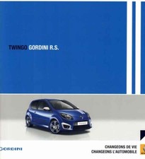 Catalogue Brochure RENAULT Twingo Gordini RS 02/2010 France
