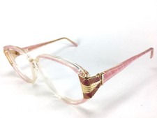 NEW Logo Paris LP 667 Pink/Gold Eyeglasses 002 57-13-135 France