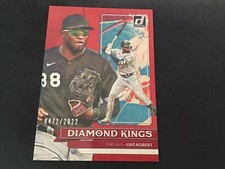 2022 Donruss Baseball Luis Robert Diamond Kings Card #6 Red Parallel 0471/2022