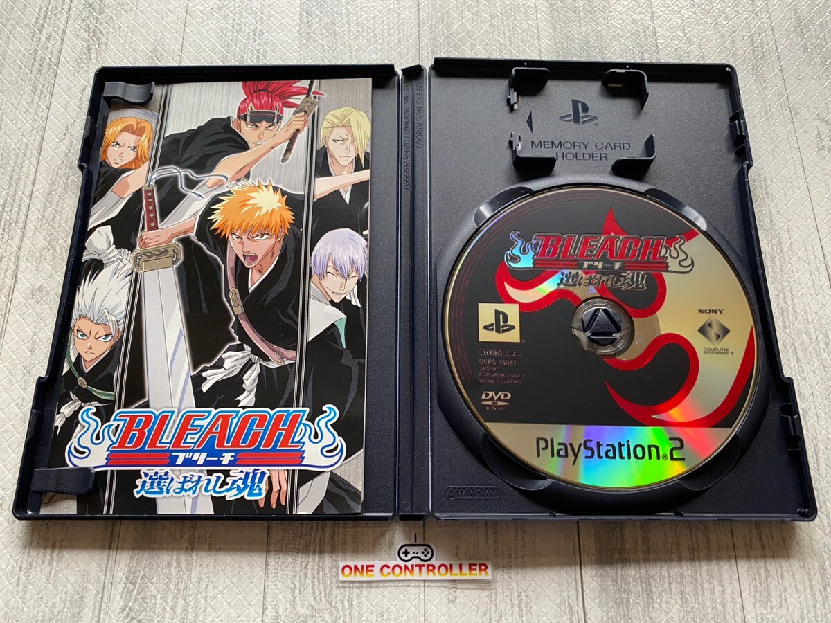 SONY PS2 Bleach Blade Battlers 1 2 Tamashii & Yabou & JoJo's