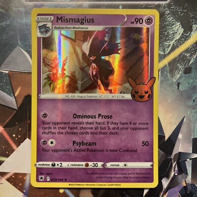 mismagius pokemon card halloween - 088/193 - Trick or Trade 2023 this card is the perfect way to showcase your collection. Mismagius Holo - Etsy Australia