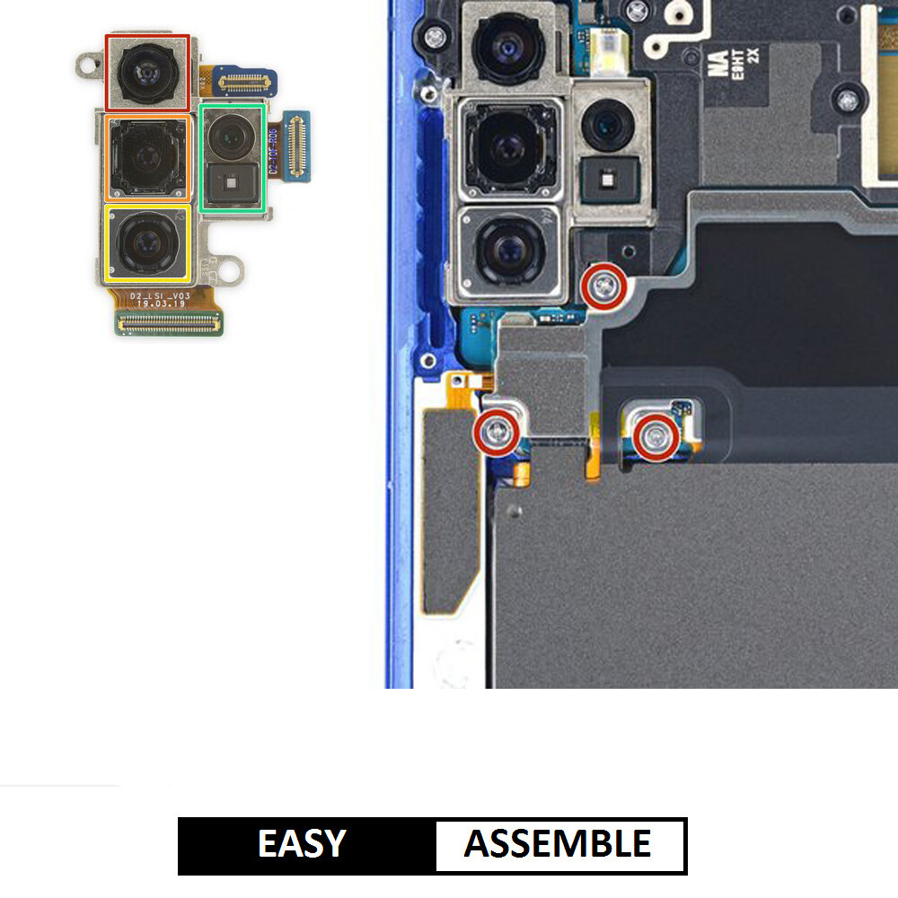 Image 3 - For Samsung Galaxy Note 10 Plus /SM-N975F Genuine Rear (Back)Main Camera Replace