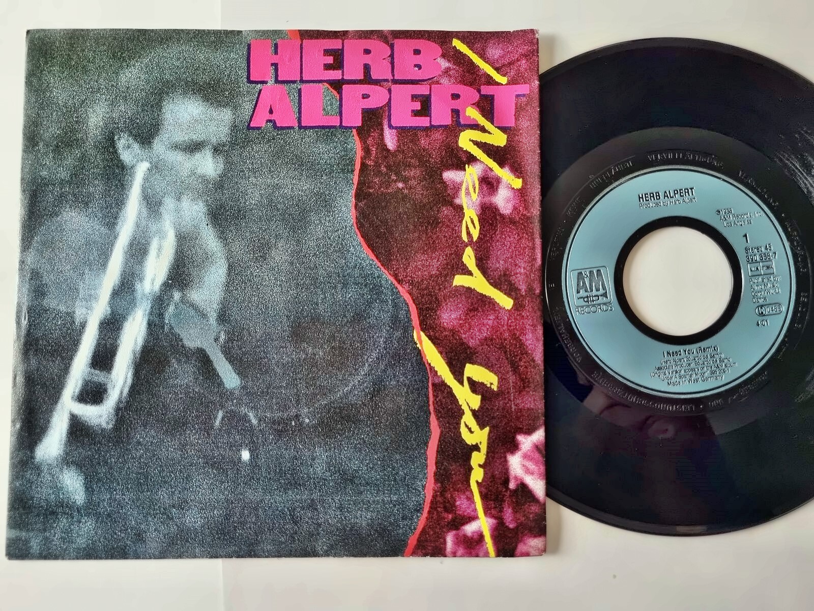 Herb Alpert - I need you (Remix) 7'' Vinyl Germany