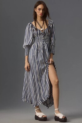 anthropologie sweetheart midi dress By Anthropologie Sleeveless Sweetheart Midi Dress