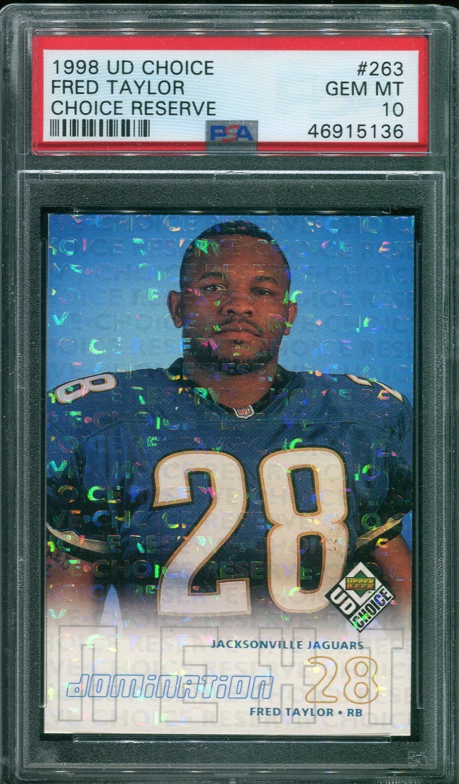 Fred Taylor UD Choice #263 Choice Reserve