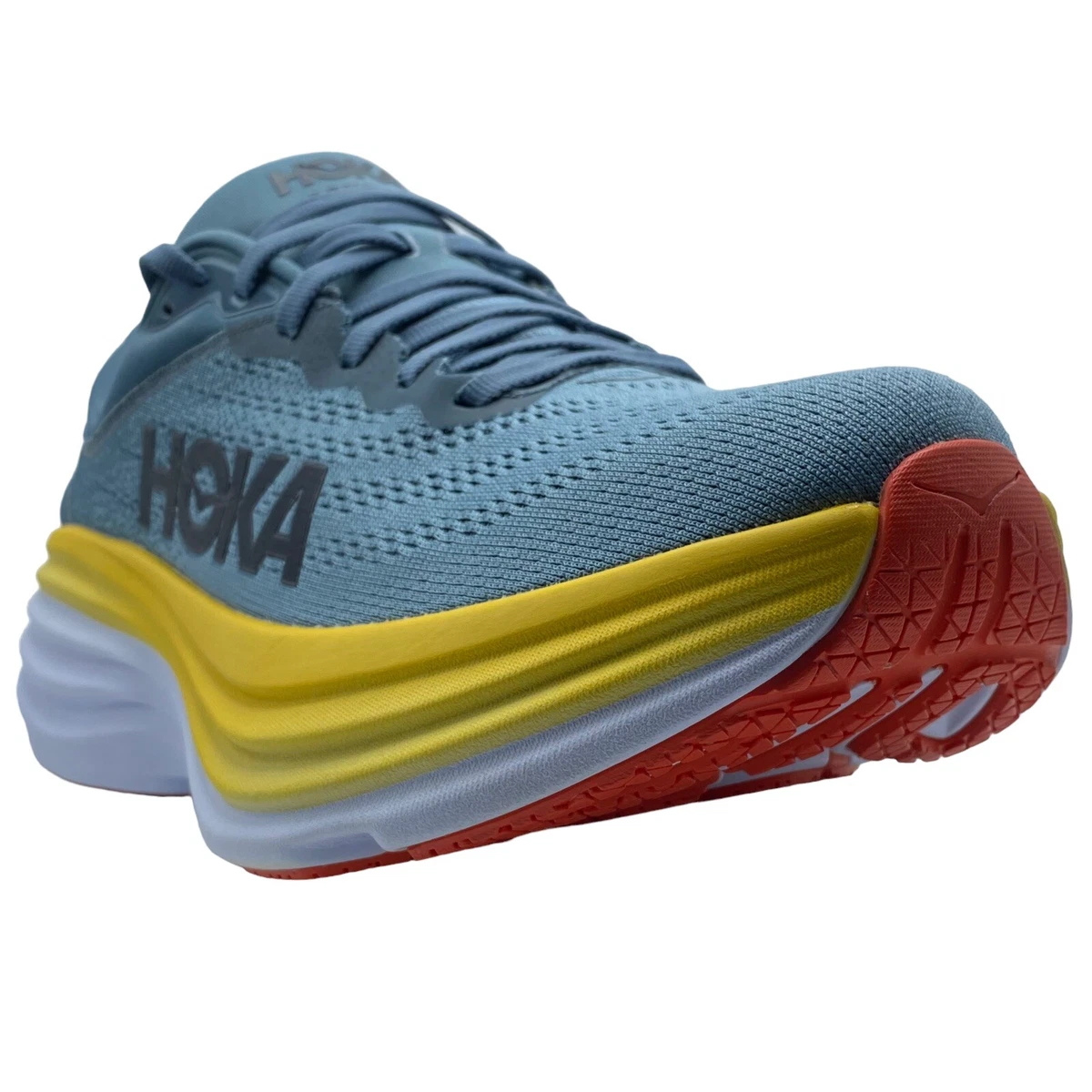 Hoka One One Bondi 8 GoblinBlue/Teal Orange Running Shoes Men\'s Size 11.5 D HOKA Men main image 3