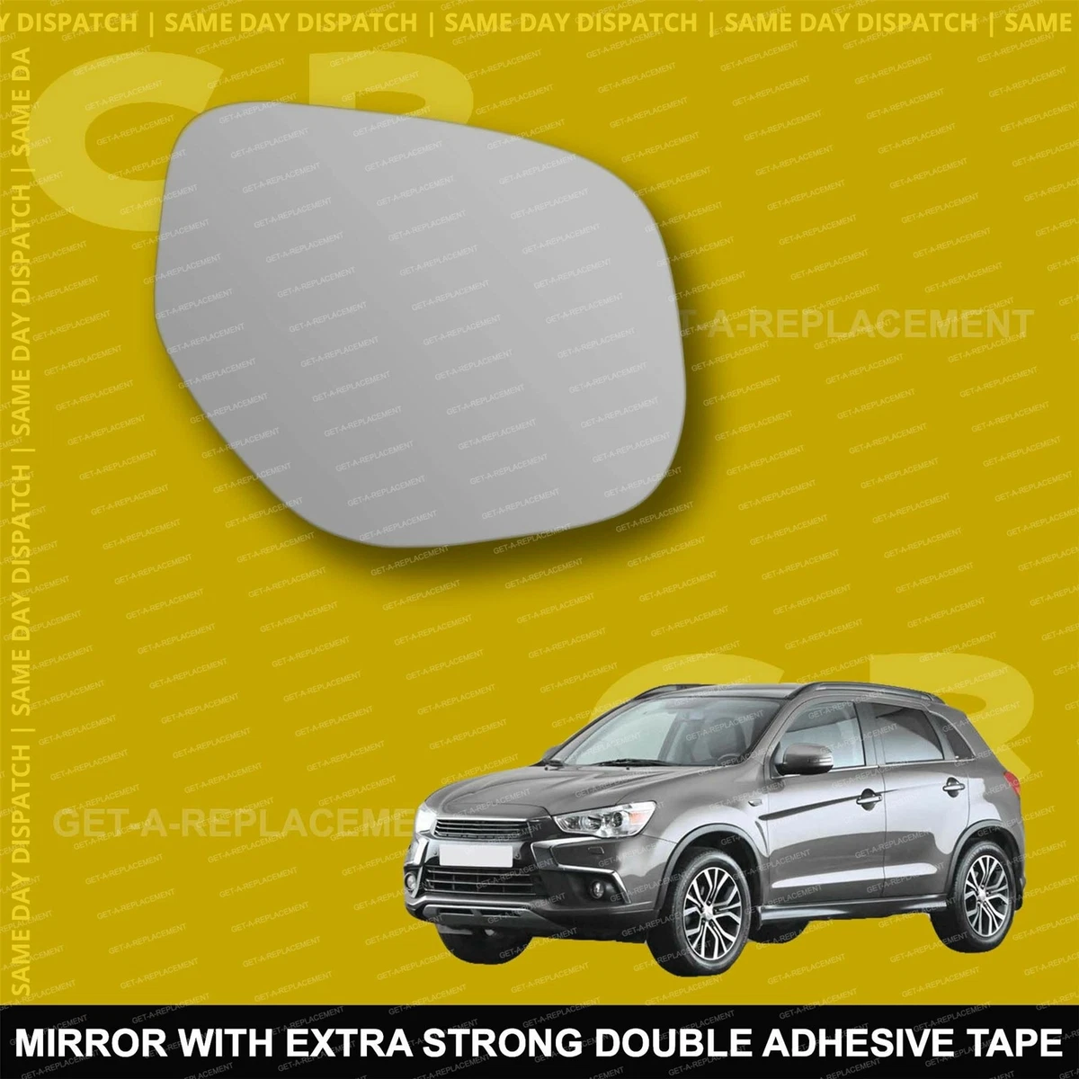 For Mitsubishi ASX wing mirror glass 14 22 Right Driver side
