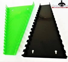 32 WRENCH GOLIATH INDUSTRIAL MOUNTABLE RACK HOLDER ORGANIZER TRAY GREEN/BLACK
