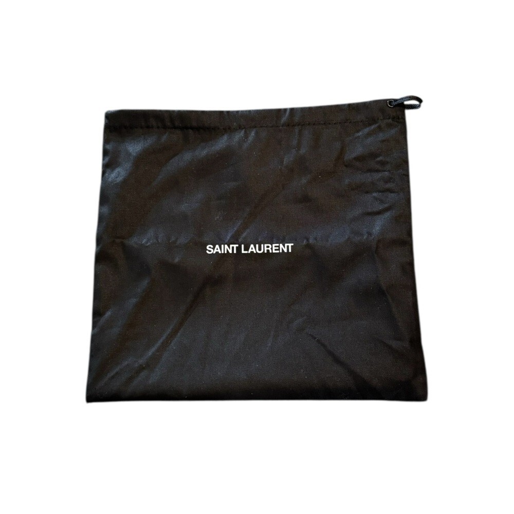 Saint Laurent Sacchetto antipolvere nero 9 5” x 10 5”