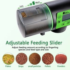 Automatisierte Futterspender Fischfutterspender Fische Aquarium Futterautomat.