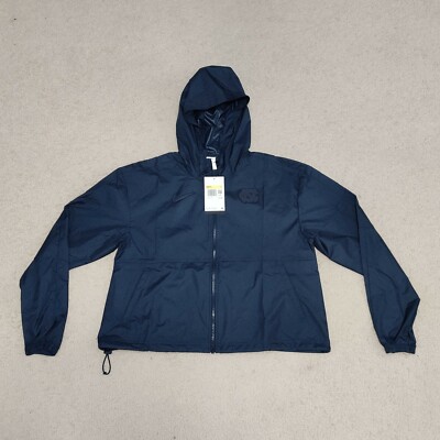 Nike Windrunner Women's Navy Blue UNC Carolina Tar Heels Jacket Small DH3974-419