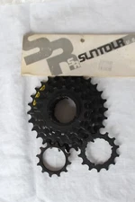 NOS SUNTOUR 7 Sp POWER FLO CASSETTE Black CS-AP10-K7  12-28 APII VTG