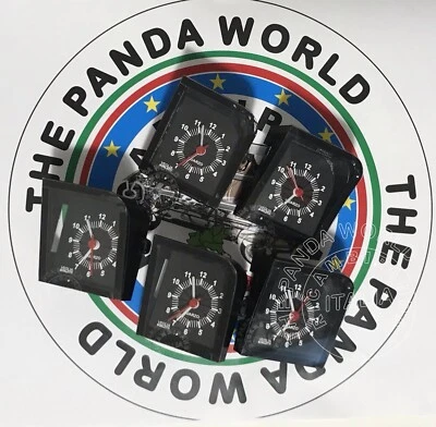 RICAMBIPANDA FIAT PANDA OROLOGIO MILLERIGHE STAMPA 3D MOV. A BATTERIA STILO LANCETTA ROSSA