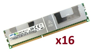 16x 32GB 512GB DDR3 1866MHz ECC LRDIMM RAM f. Dell Server PowerEdge R720xd