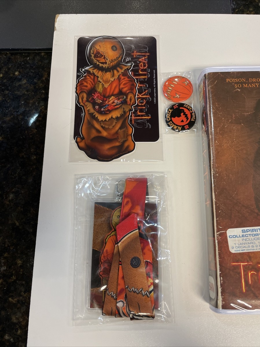 Trick r Treat Spirit Halloween Exclusive VHS Video Collector Box
