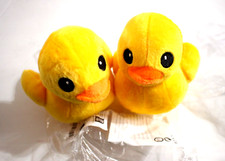 2 YELLOW DUCKS PLUSH 6.5"