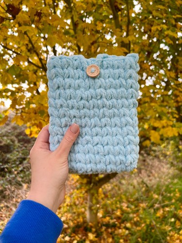 Crochet Case Sleeve for Kindle or E-reader. (Free Stickers with each order) - 第 8/14 張圖片