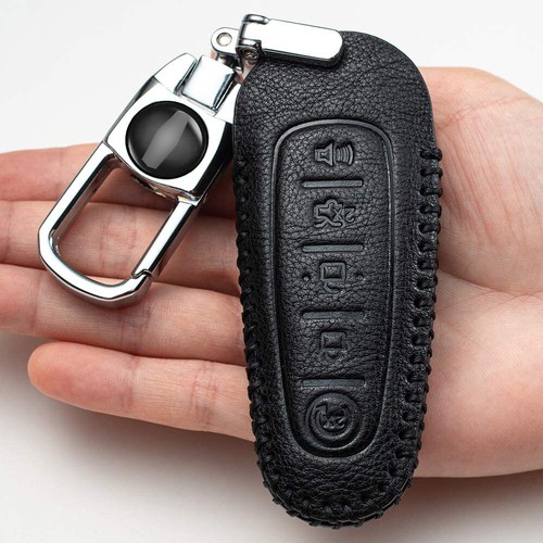 Car Key Holder Genuine Leather Car Key Case Cover For Jaguar E-Pace For Land Rover Key Pouch - Foto 10